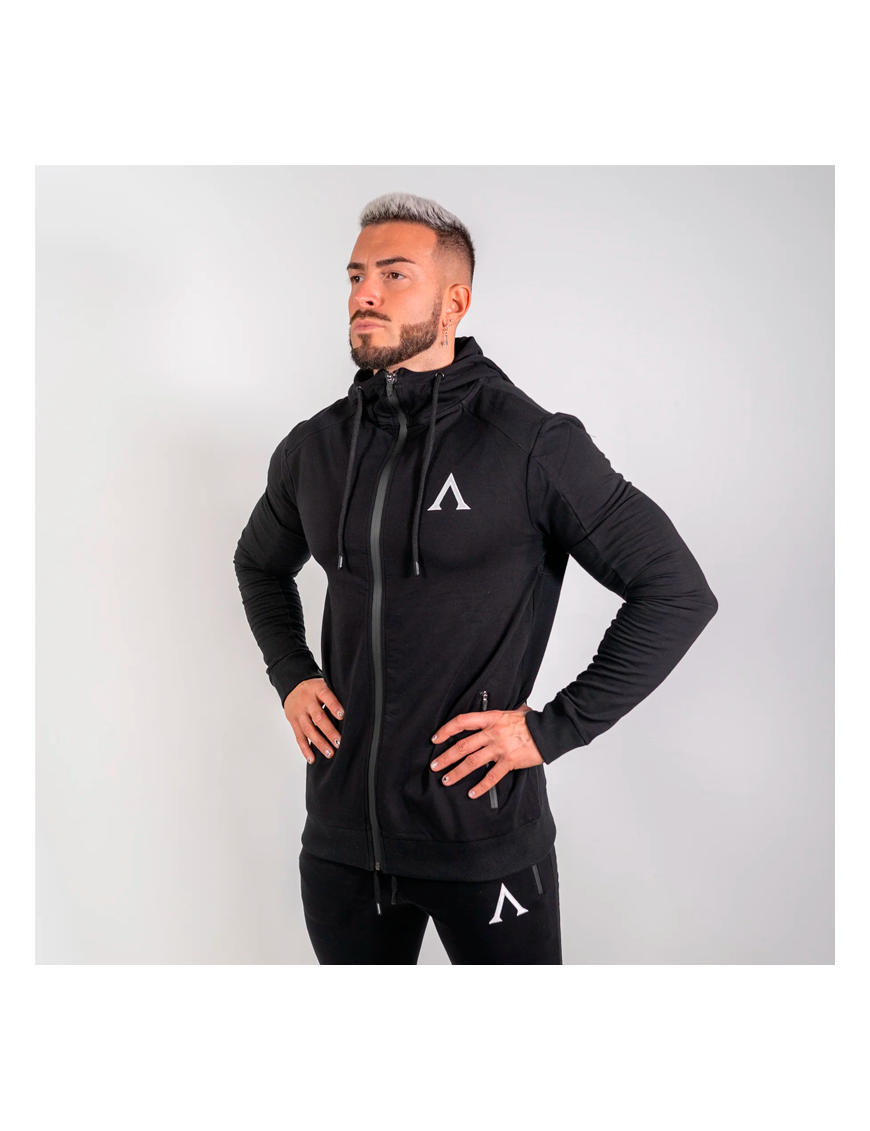 Premium Zip Hoodie - Black