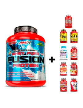 PACK Whey Pro Fusion Amix...