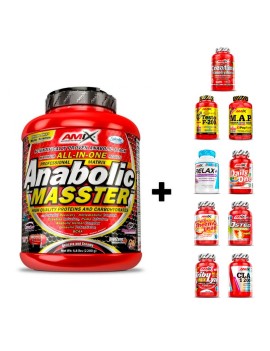 Anabolic Masster 2,2kg + REGALO Bote 30 cápsulas - Amix