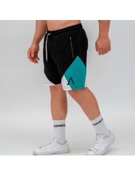 Short Training Culture - Black/Turquoise