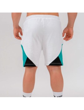 Short Training Culture - White/Turquoise