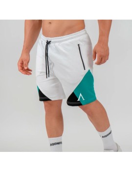 Short Training Culture - White/Turquoise