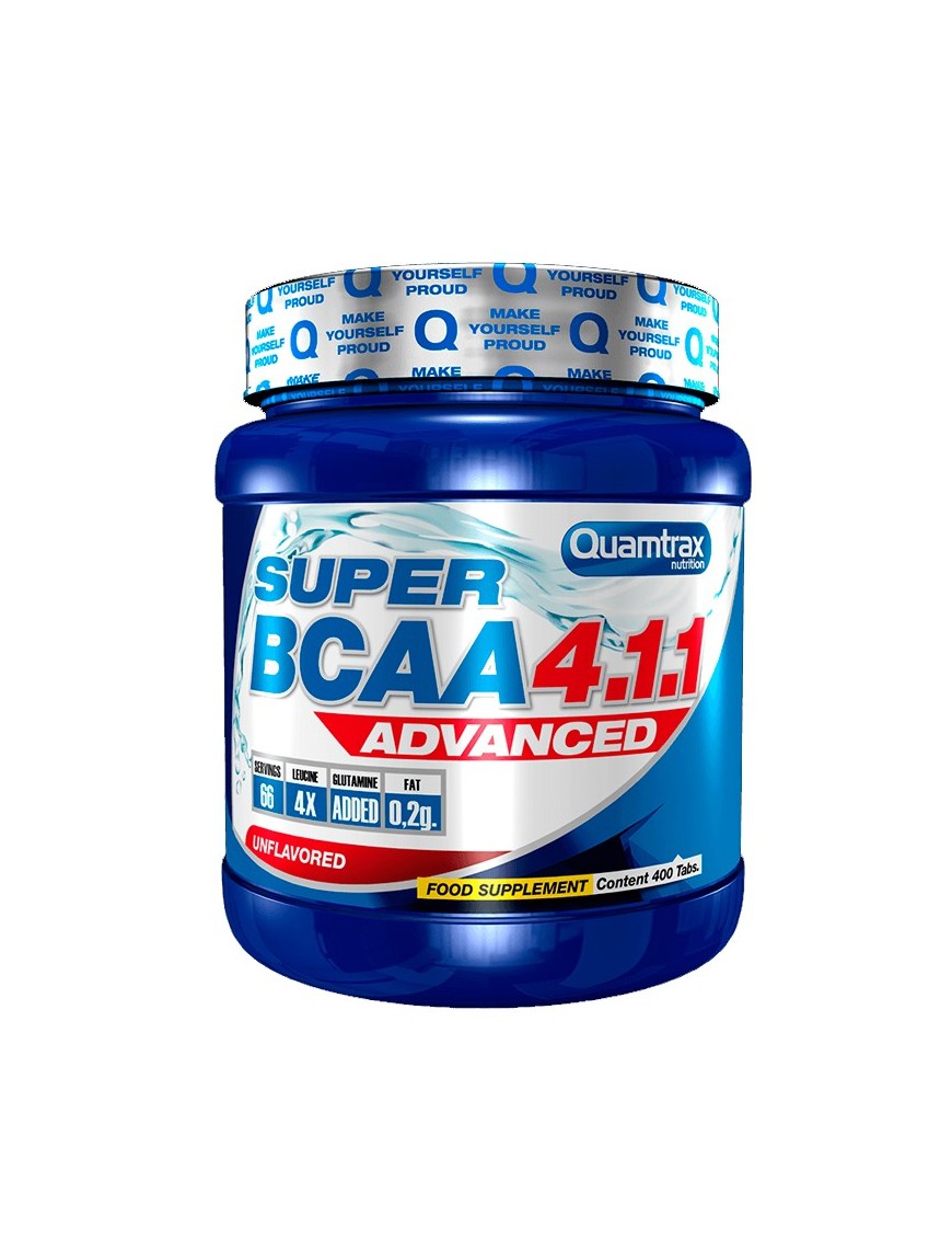 Super BCAA 4.1.1 Advanced 400 Tabletas - Quamtrax