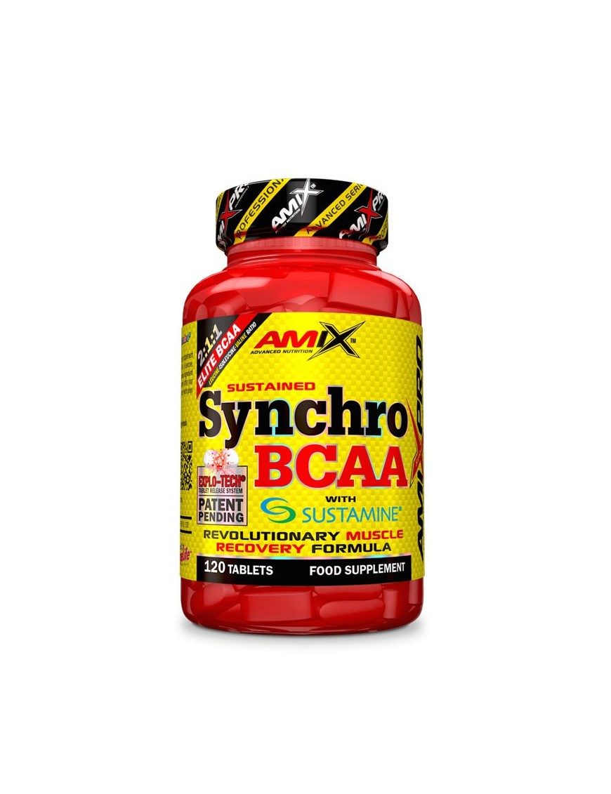 Synchro BCAA Plus Sustamine 120 tabletas