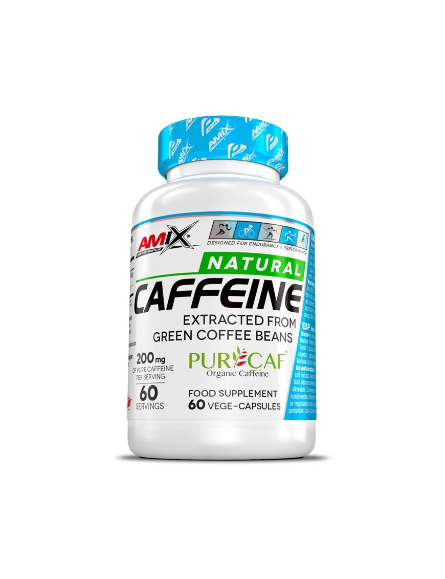 Natural Caffeine Purcaf 60 Cápsulas - Amix