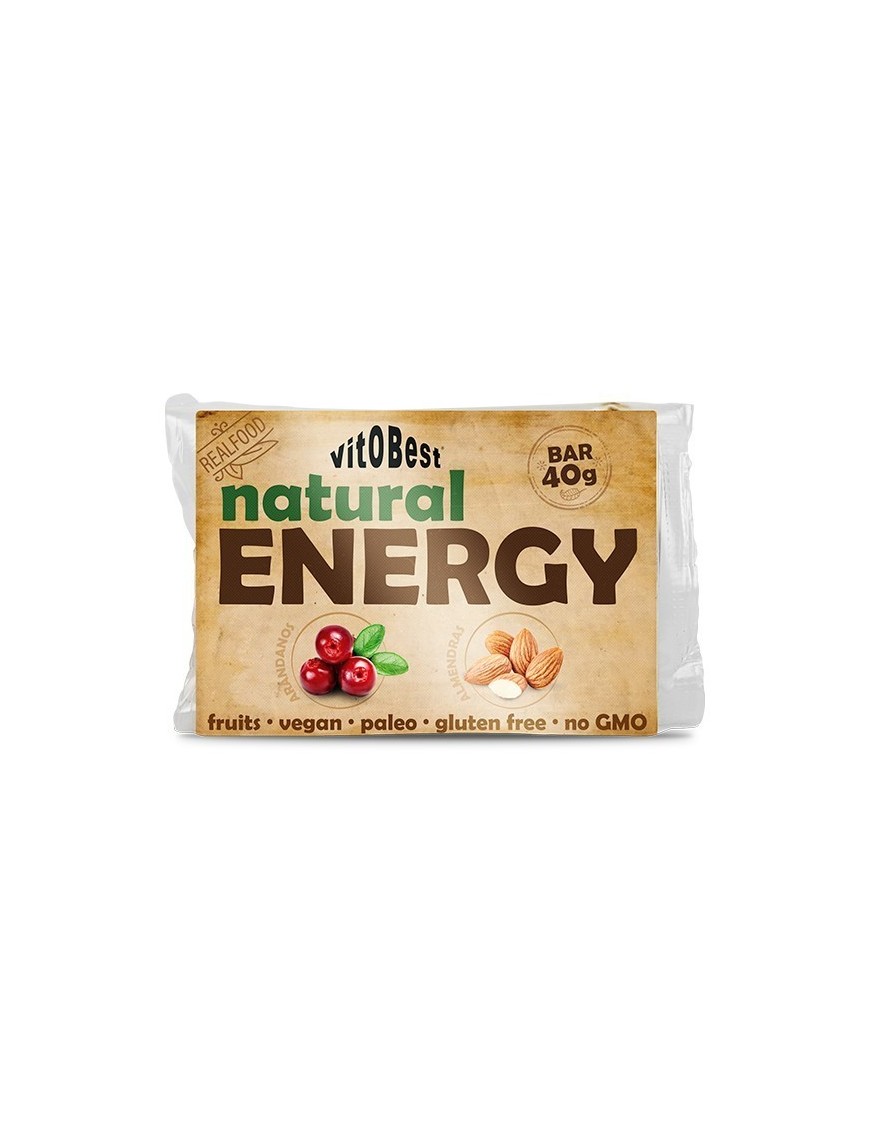 Natural Energy Bar 40g 20 Unidades - VitoBest