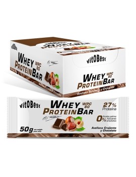 Whey Protein Bar (by Torreblanca) 20 Barritas 50 g - VitoBest