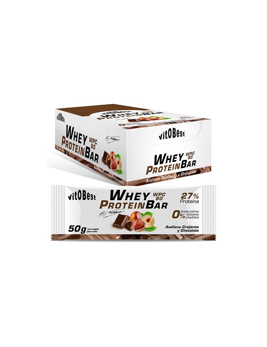 Whey Protein Bar (by Torreblanca) 20 Barritas 50 g - VitoBest