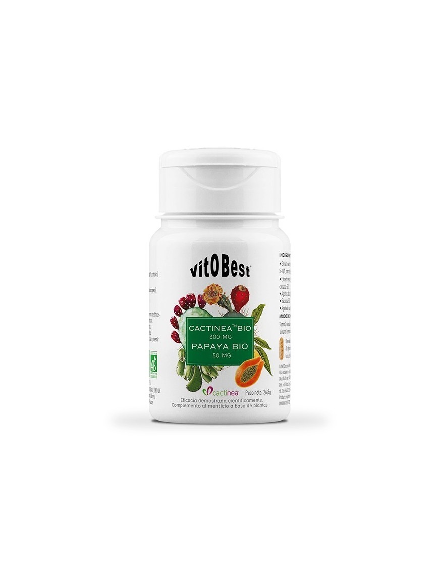 Cactinea™ BIO + Papaya BIO 45 Cápsulas - VitoBest