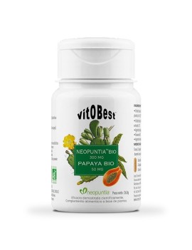 Neopuntia™ BIO + Papaya BIO 45 Cápsulas - VitoBest