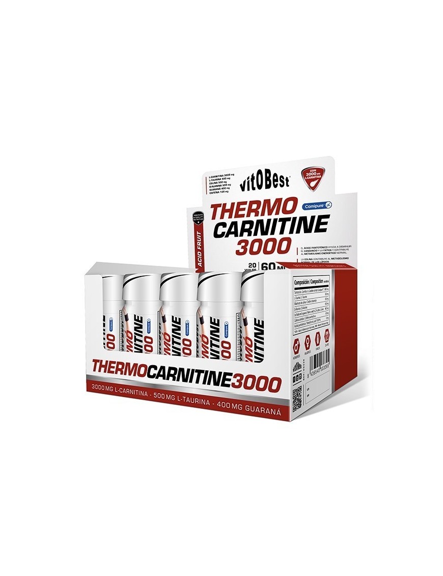 ThermoCarnitine 3000 20 Viales 60ml - VitoBest