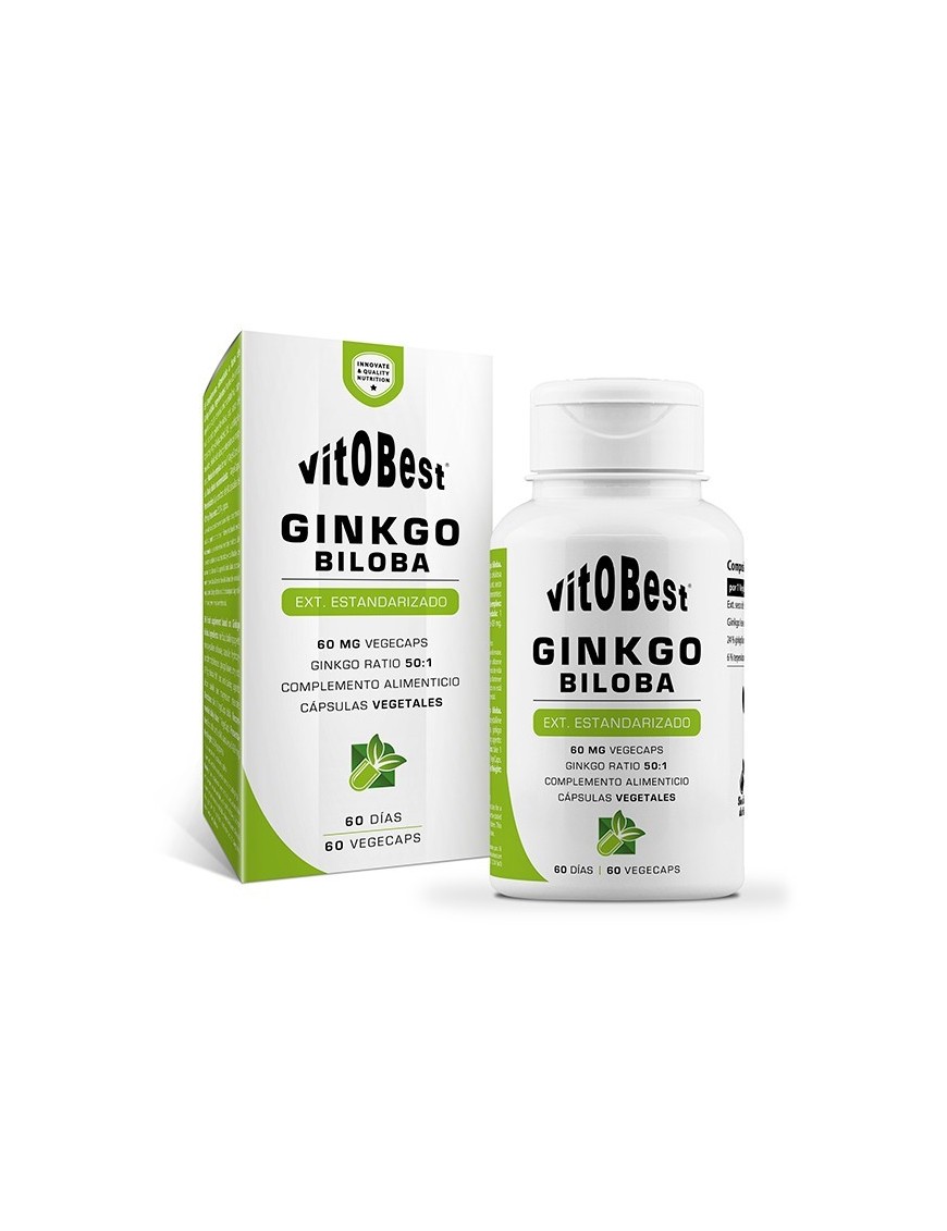 Ginkgo Biloba 60 Cápsulas - VitoBest