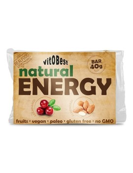 Natural Energy Bar 40g 20 Unidades - VitoBest