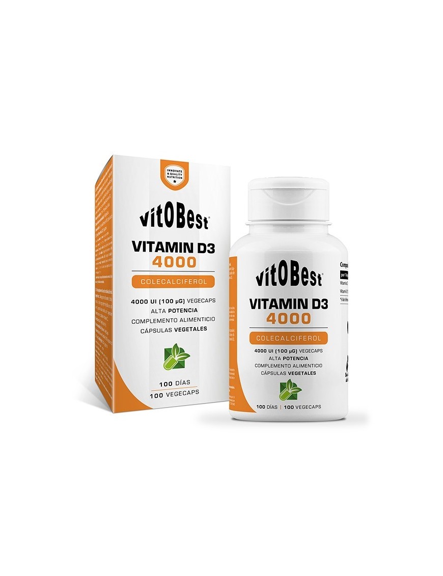 Vitamin D3 4000 100 Cápsulas - VitoBest