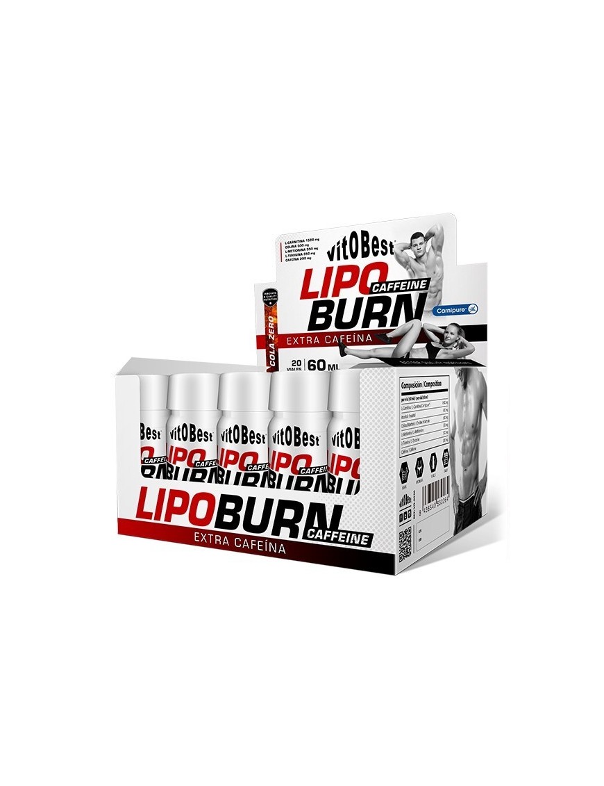 LipoBurn Caffeine 20 Viales 60ml - VitoBest