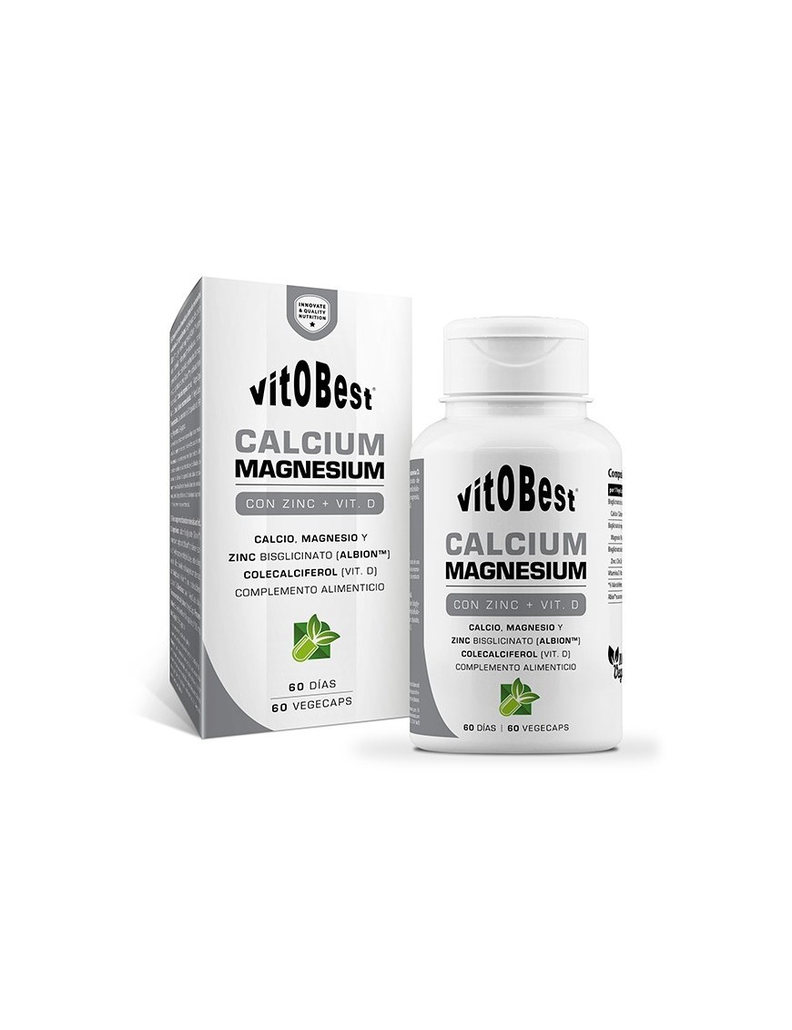 Calcium Magnesium 60 Cápsulas - VitoBest