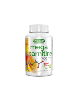 Mega L-Carnitina 120 Cápsulas 700mg  -  Quamtrax