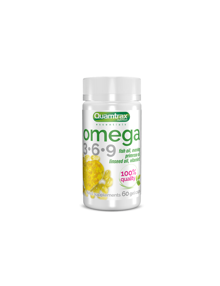 Omega 3.6.9 500mg 60 gelcaps - Quamtrax