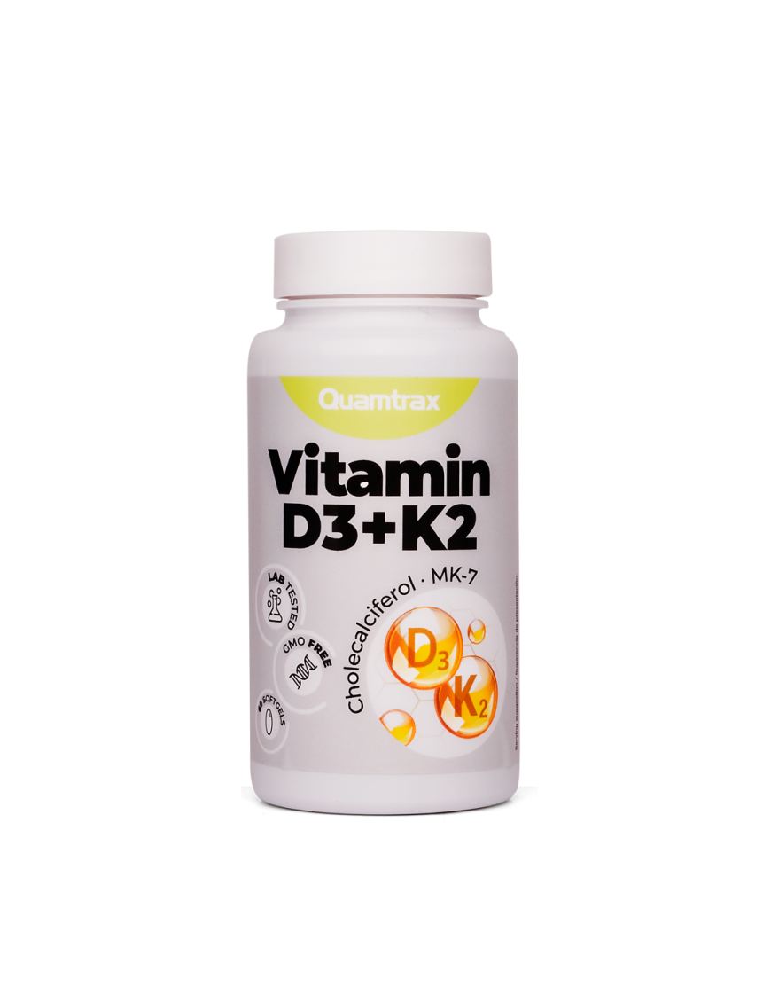 Vitamin D3+ K2 60 Cápsulas - Quamtrax