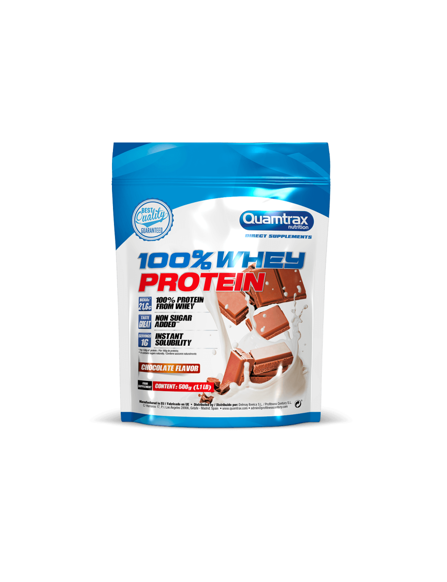 100% Whey Protein 500gr - Quamtrax