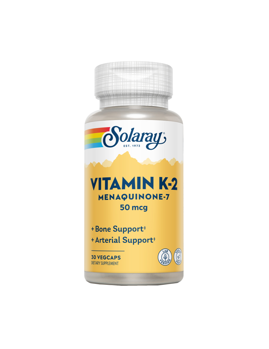 Vitamin K2 Menaquinone-7 30 Vegecaps -  Solaray