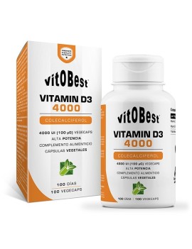 Vitamin D3 4000 100 Cápsulas - VitoBest