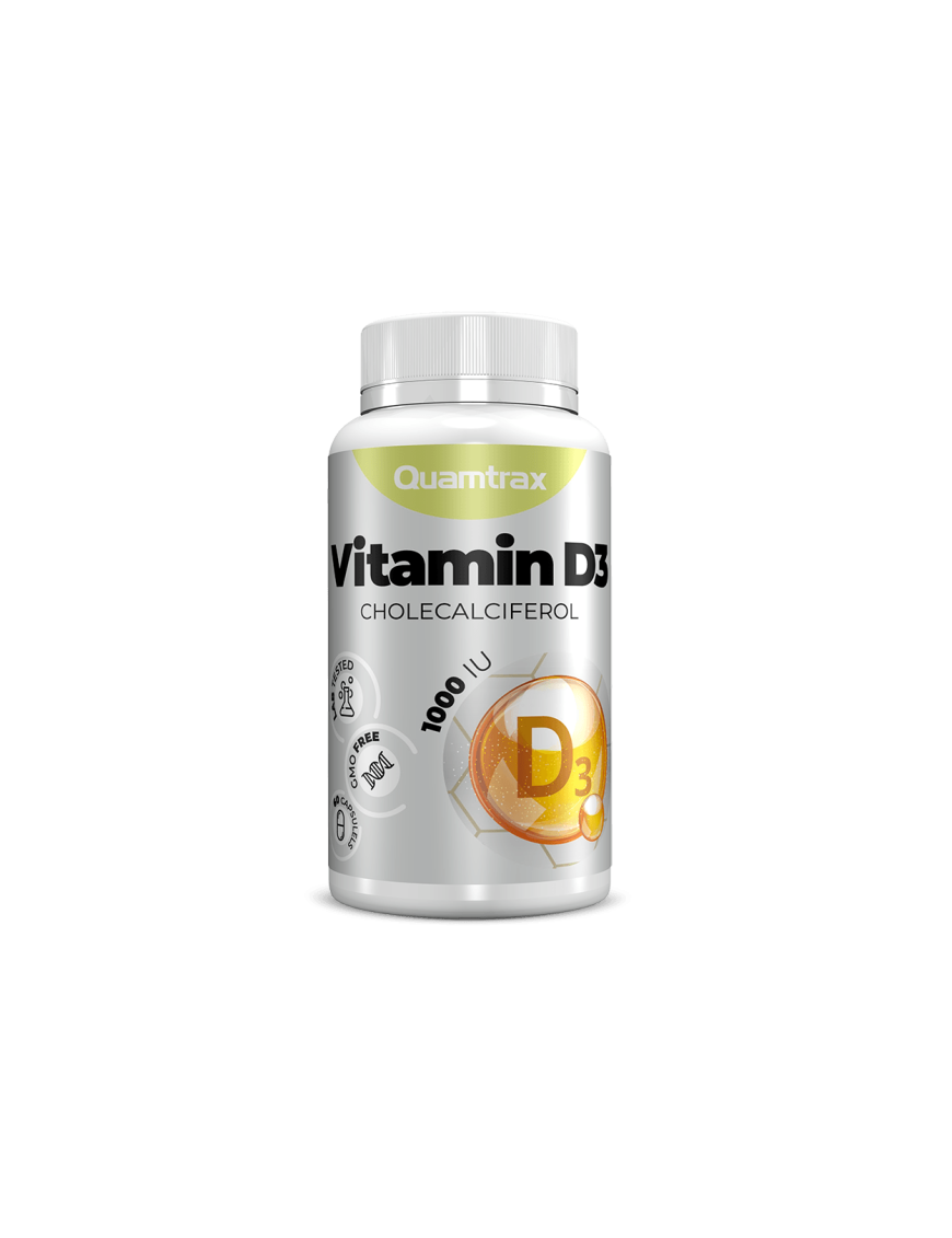 Vitamina D3 60 Cápsulas - Quamtrax