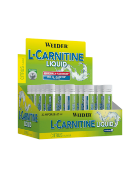 L-Carnitine Liquid 20 Ampollas - Weider