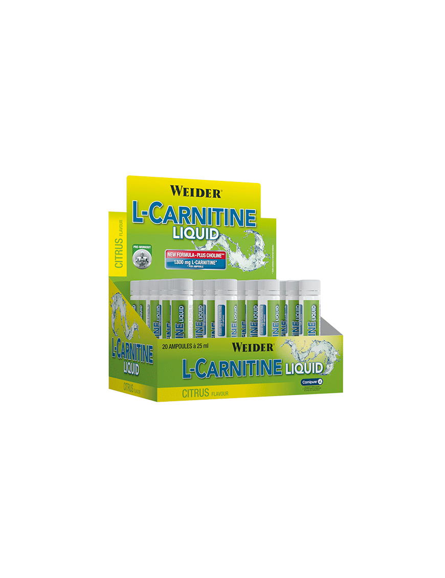 L-Carnitine Liquid 20 Ampollas - Weider