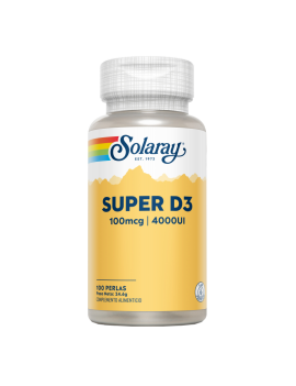 Super D3 - 4000 UI -100 Perlas - Solaray