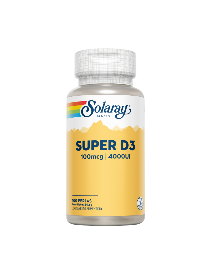 Super D3 - 4000 UI -100 Perlas - Solaray