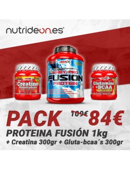 Pack Whey Fusion 1Kg +...