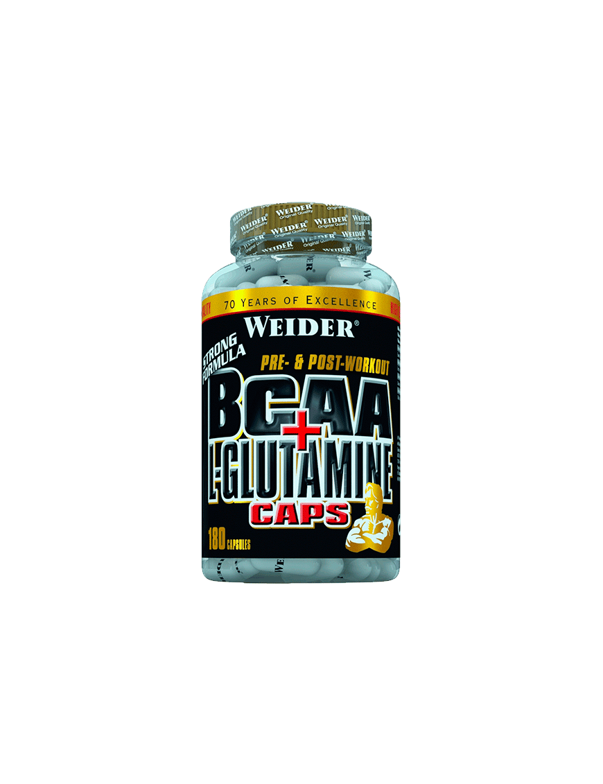 BCAA + L-Glutamine 180 Cápsulas - VitoBest