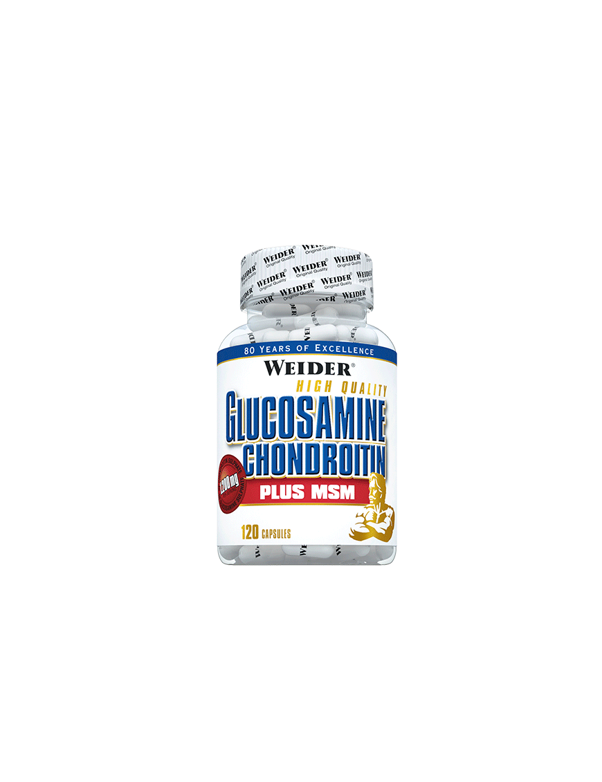 Glucosamine Chondroitine + MSM 120 Cápsulas - Weider