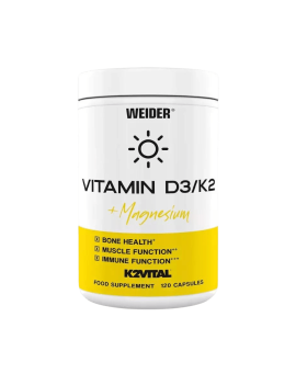 Vitamina D3 - K2 120 Cápsulas - Weider