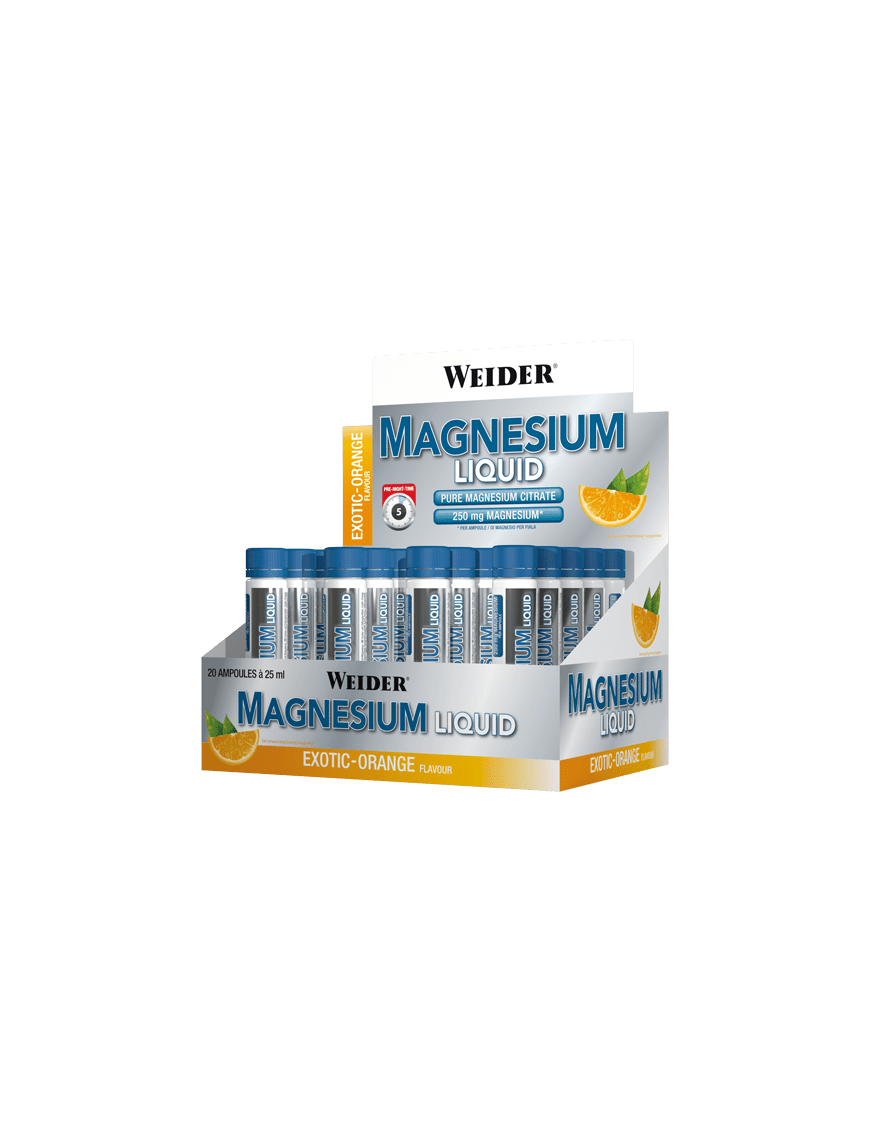Magnesium Liquid 20 Ampollas - Weider