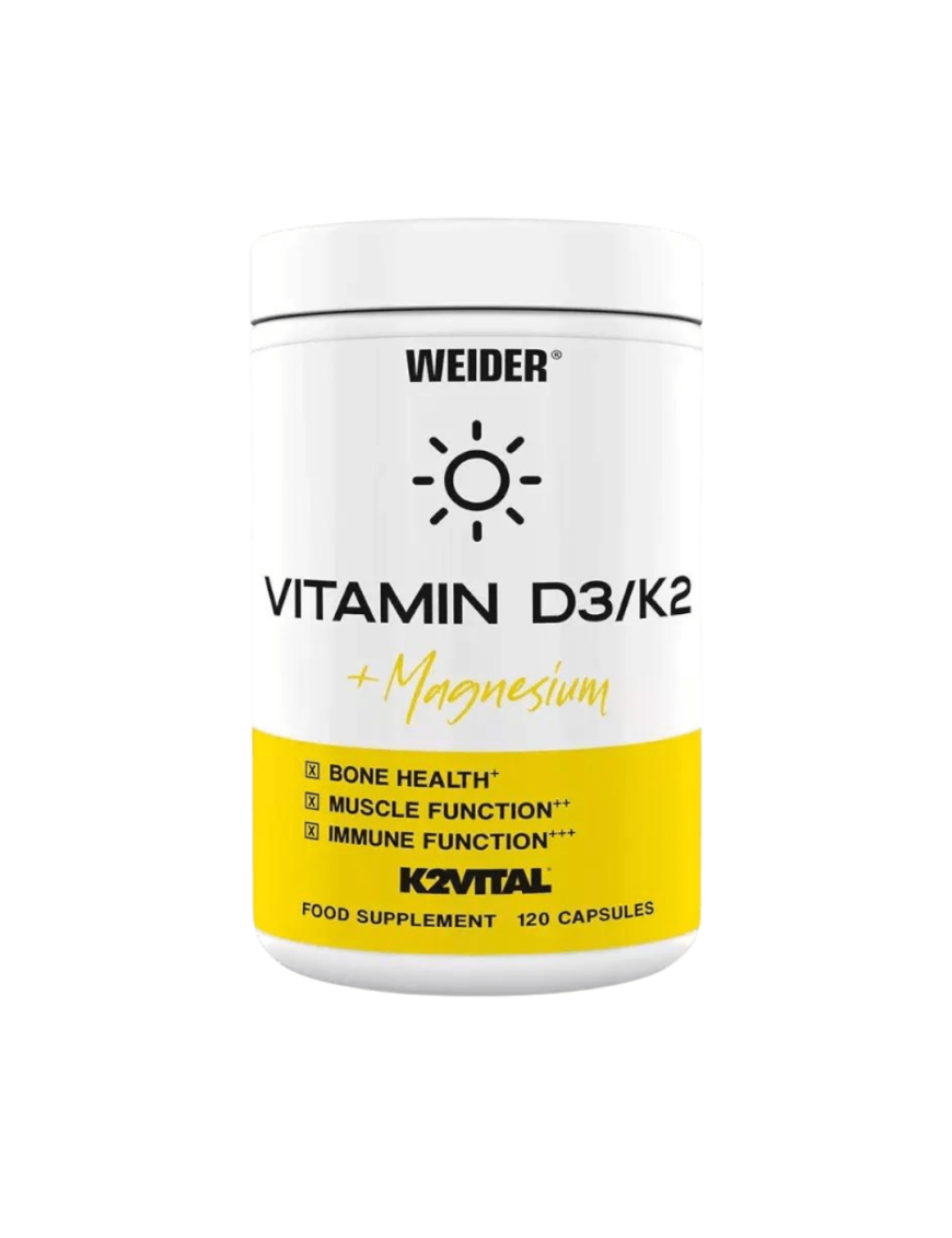 Vitamina D3 - K2 120 Cápsulas - Weider