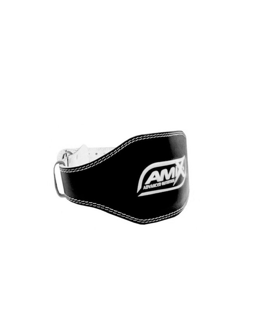 Cinturón Cuero Negro Halterofilia  - Amix