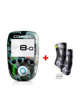 Electroestimulador Compex SP 8.0 WOD Edition + Rodilleras