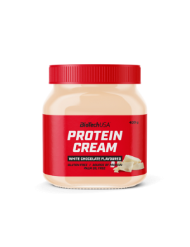 Protein Cream Chocolate Blanco 400gr - Biotech Usa